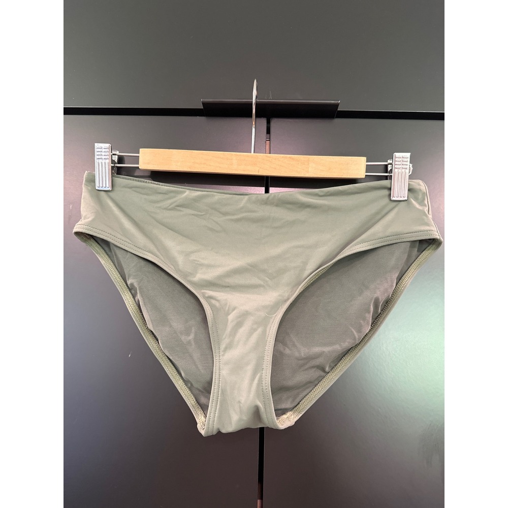 Sea Level Swim Australia Khaki Green Bikini Bottoms Mid Rise Size‎ US 8 UK 12